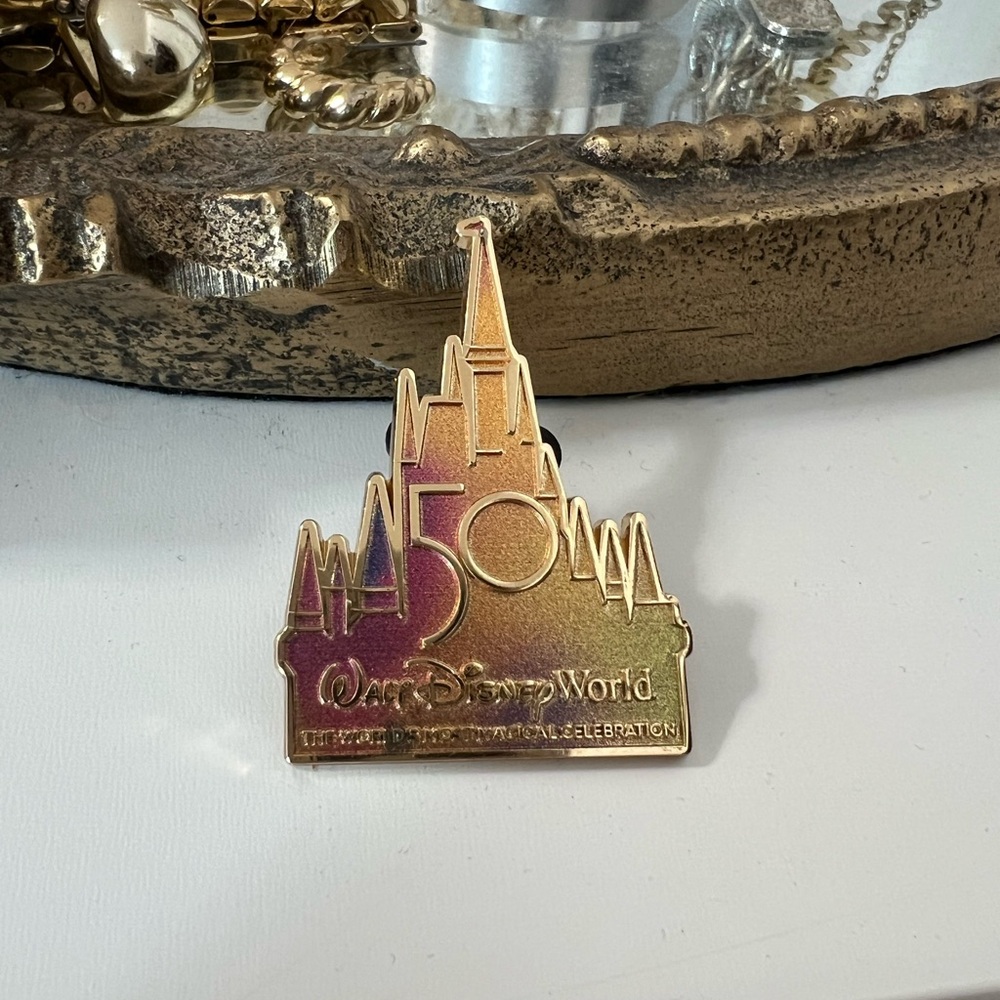Walt Disney World 50th Anniversary Castle Pin